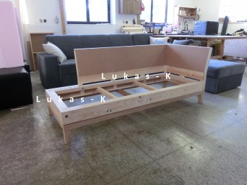 Sofa - Holzkonstruktion