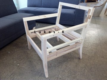 Sessel und Stühle - Holzkonstruktion