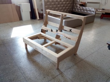 Sofa - Holzkonstruktion