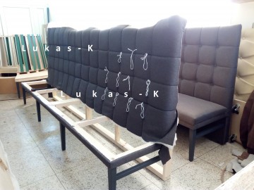 Sitzbänken - Holzkonstruktion