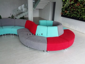 modulare runde Sofa