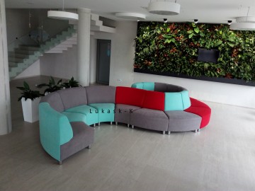 modulare runde Sofa