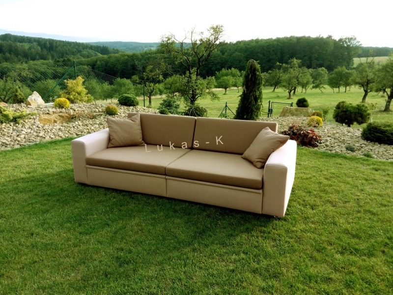 Polstersofa für Balkonen und garten Terrassen Polstermoebel Lukas-K